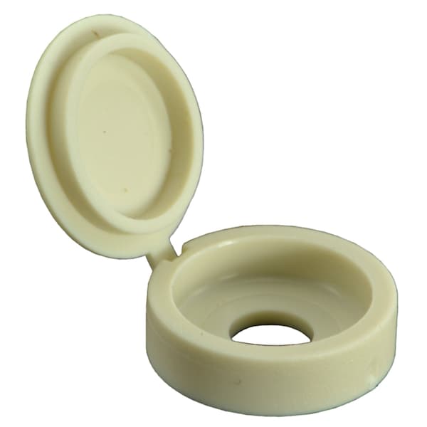 Midwest Fastener Folding Screw Cap, #8 - #10 Dia, Paintable, Plastic Paintable, 15 PK 32791 - main